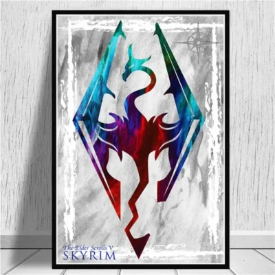 Colorful Dragon Age Inquisition  Wall Art