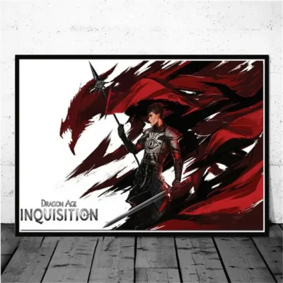 Dragon Age II Vintage Dessign Wall Art