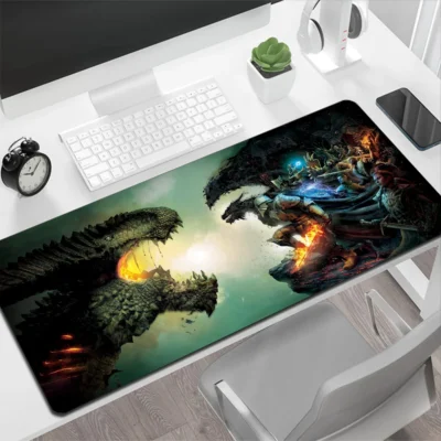 Dragon Age Monster Combat Large Mouse Pad