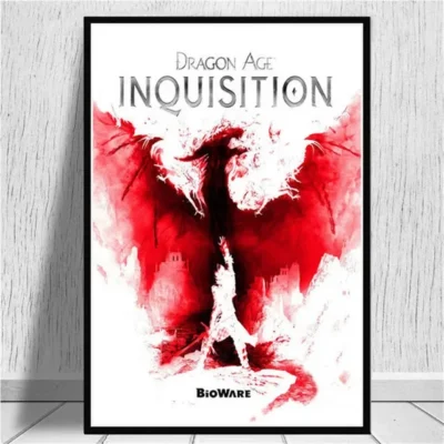 Watercolor Dragon Age Inquisition Wall Art