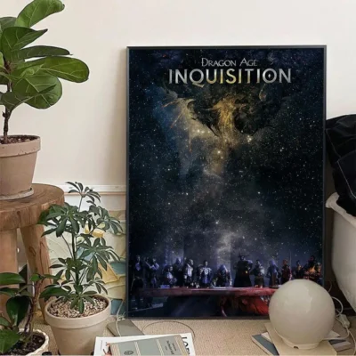 Dragon Age Game Inquisition Dark Night Wall Art