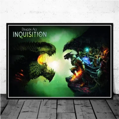 Dragon Age Inquisition Monster Combat Wall Art