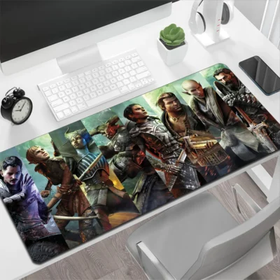 Dragon Age Characters Large Mouse Pad