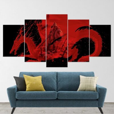 Dragon Age Inquisitions Canvas 5 Panels