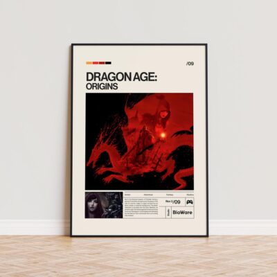Dragon Age Origins Minimalist Game Wall Art