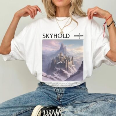 Skyhold Fantasy-Inspired Unique Gamer T-shirt