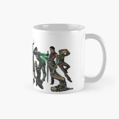 Strong Female Pose Dragon Age Group 2 Mug