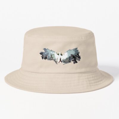 Minimalist Dragon Inquisition Age Gaming  Bucket Hat