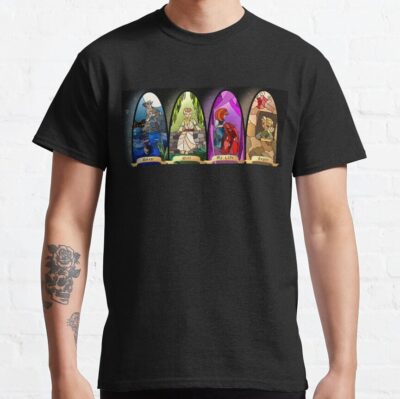 Childhoods Morrigan Alistair Leliana Zevran T-Shirt