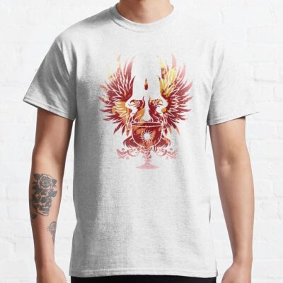 Da Series Warden Heraldry Gold And Red T-Shirt