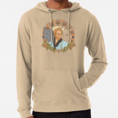 Art Nouveau Cowboy And Animals Hoodie