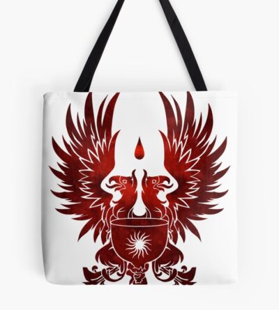 Dragon Age Grey Warden Red Tote Bag