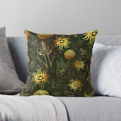 For The Inquisition Dragon Age Inspired Origins Inquisitor Throw Pillow