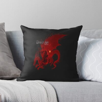 Dragon Age Origins Throw Pillow
