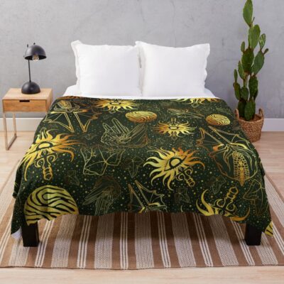 For The Inquisition Dragon Age Inspired Origins II Inquisitor Throw Blanket