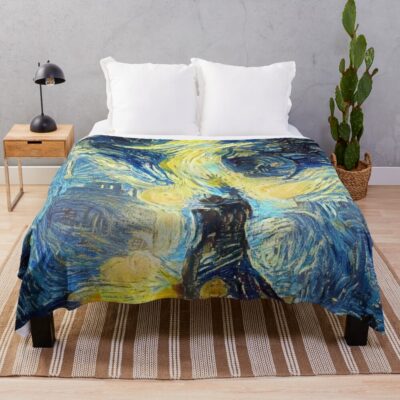 Dragon Age Inquisition Starry Night Throw Blanket