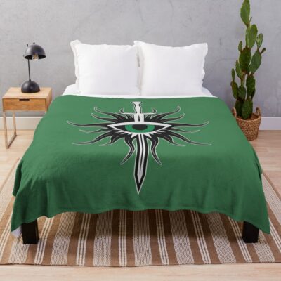 Black Inquisition Logo 8 Throw Blanket