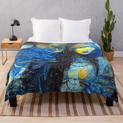 Dragon Age Origins Morrigan Starry Night Throw Blanket