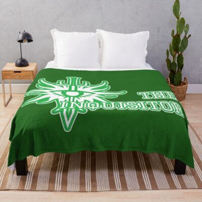 The Inquisitor Varsity Dragon Age Art Throw Blanket