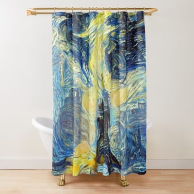 Dragon Age Inquisition Starry Night Shower Curtain