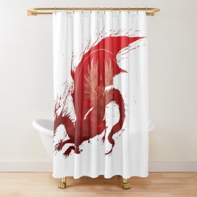 Requiem Ver 1 Dragon Age Art Shower Curtain