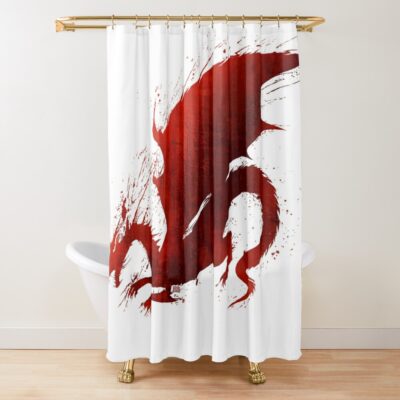 Dragon Age Origins Blood Dragon V1 Shower Curtain