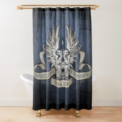 Dragon Age Grey Warden Motto Shower Curtain