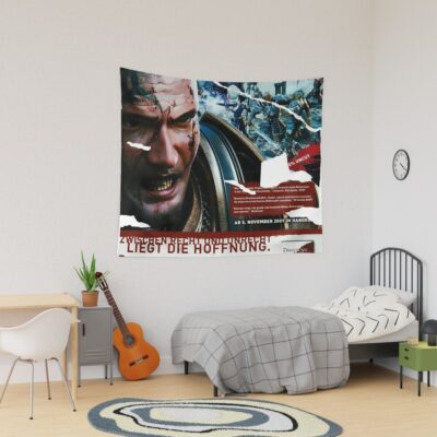 Retro Game Poster Age Dragon Origins Retro  Tapestry