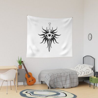 Black Inquisition Logo 2 Tapestry