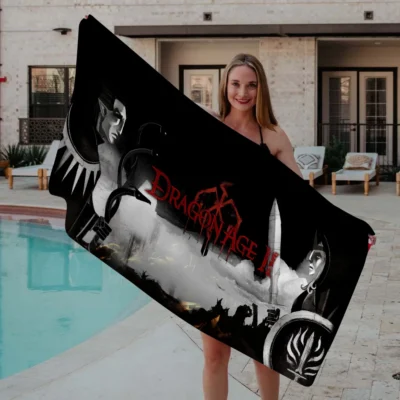 Dragon Age Game Beach Towel
