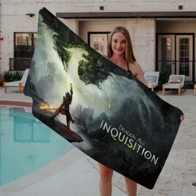 Hot Dragon Age Beach Towel