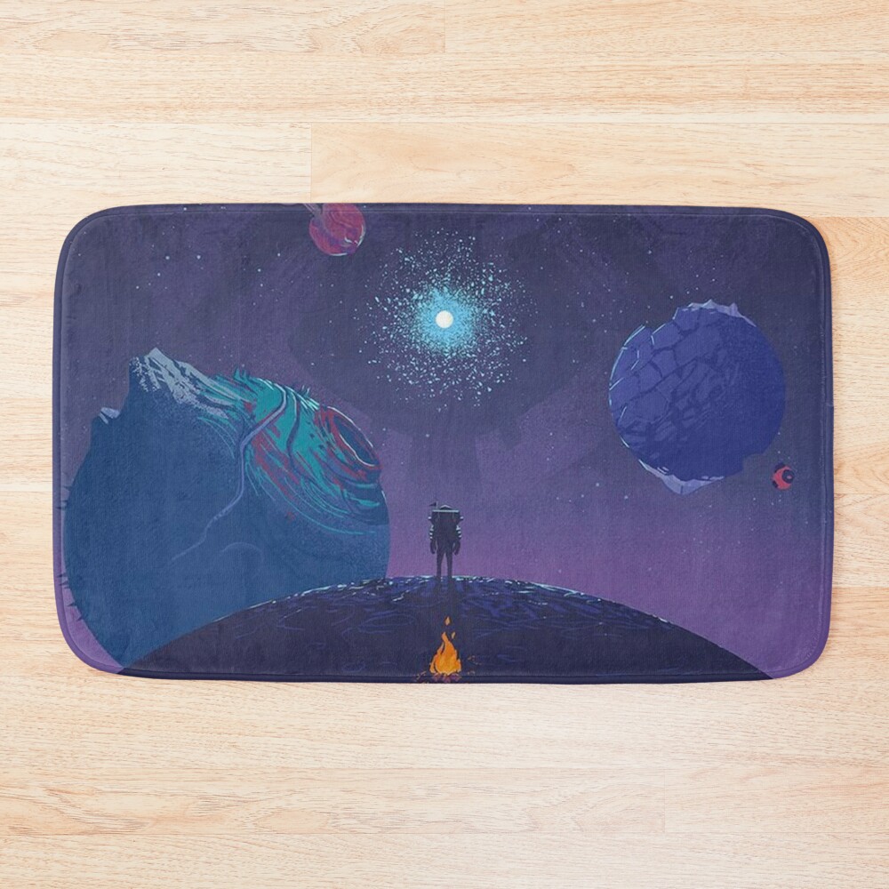 Outer Wilds Game Art Print Bath Mat